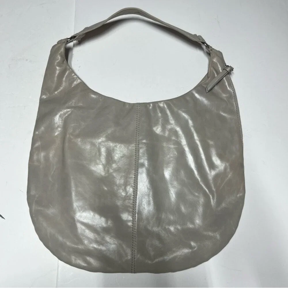 HOBO 'Gabor' Soft Hobo Bag in Shimmer Bone